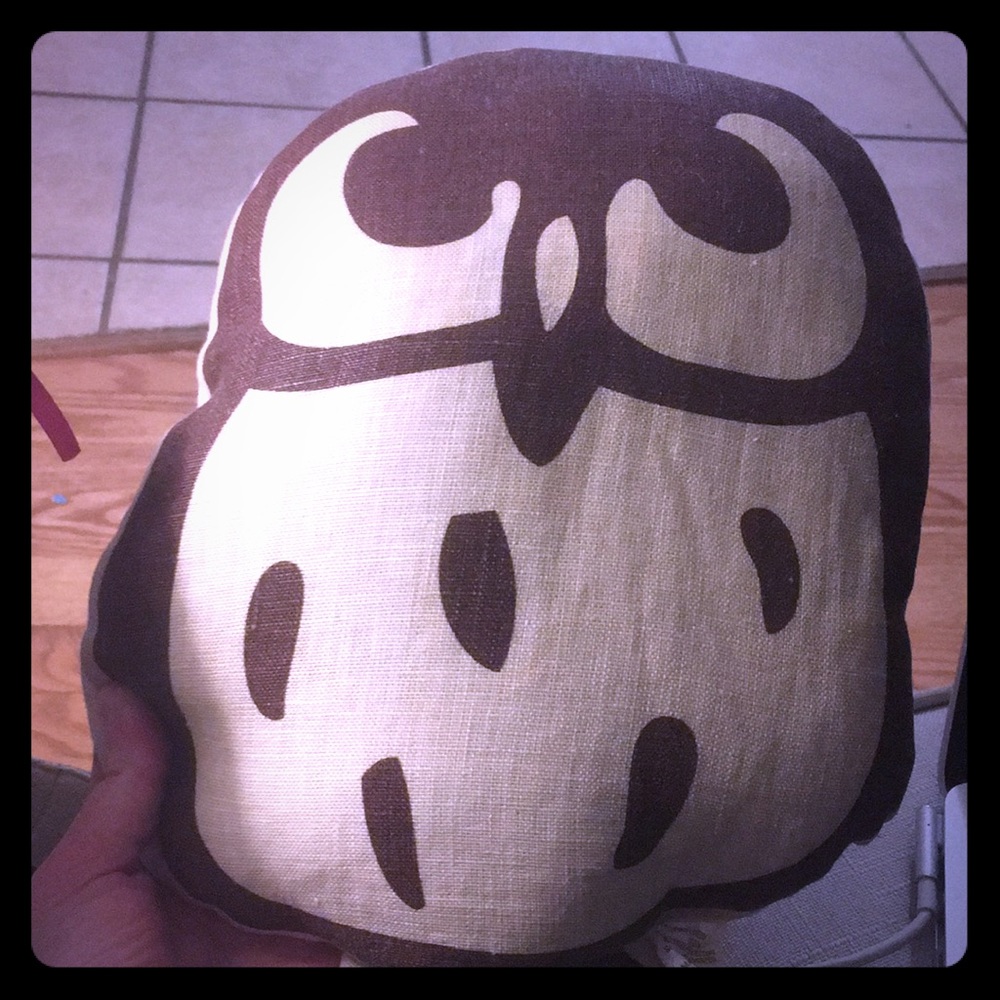 Urban outfitters vintage owl pillow - rare